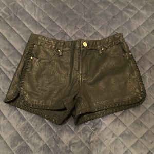 Leather Shorts
